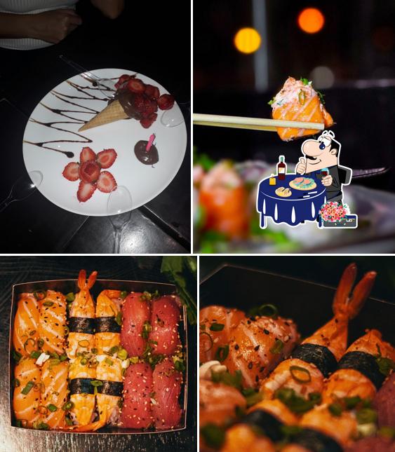Consiga diversos refeições de frutos do mar disponíveis no Kanpai Sushi Temaki e Cia. Cabo Branco
