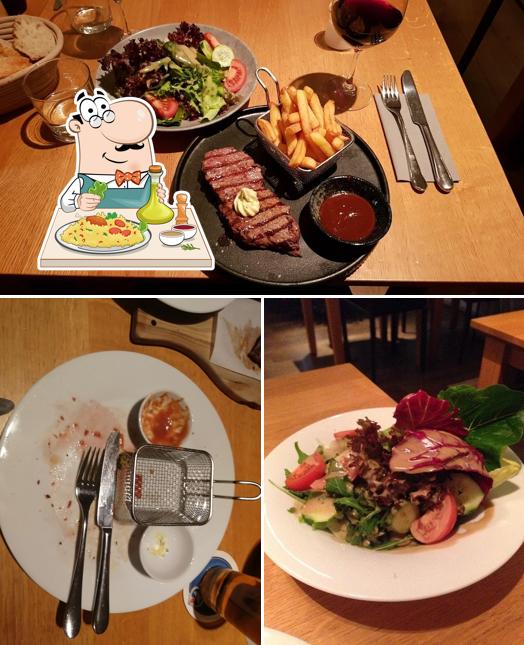 Еда в "Restaurant Stefans im Alpen Hotel"