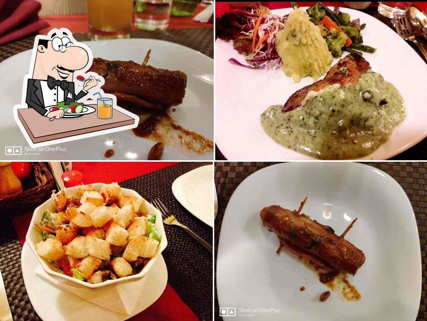 Food at Tintin & The Brussels Club