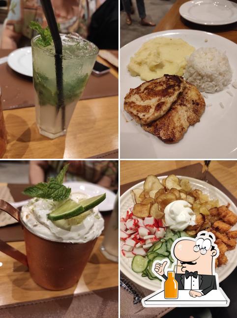 Desfrute de um drinque no isaias restaurante unidade Madre