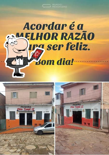 O exterior do Pao Tome