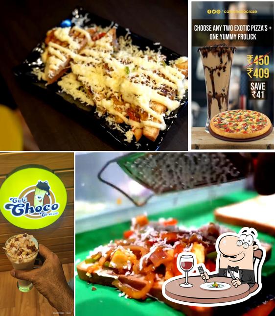 Food at Cafe Choco Craze (Modern Foods)