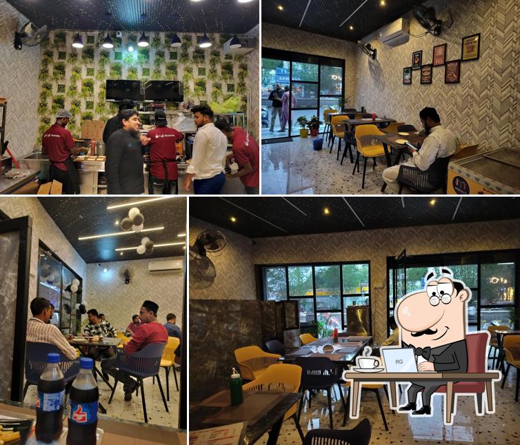 The interior of Cafe Moments