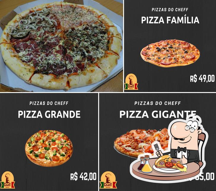 Escolha pizza no Cheff Delivery Pizzaria