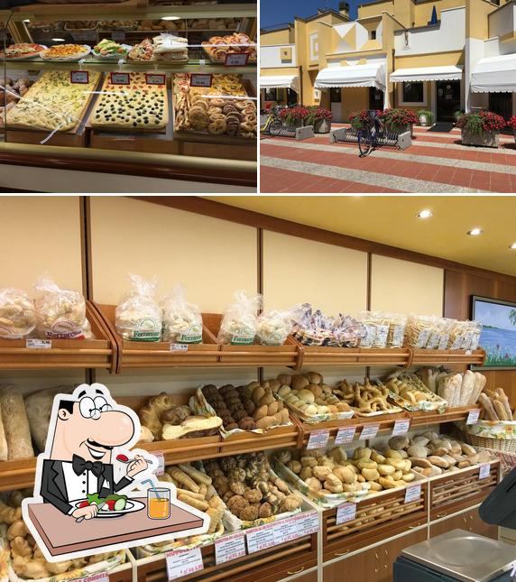 Questa è la immagine che mostra la cibo e esterno di Panificio & Pasticceria - Piazzetta ai Fiordi