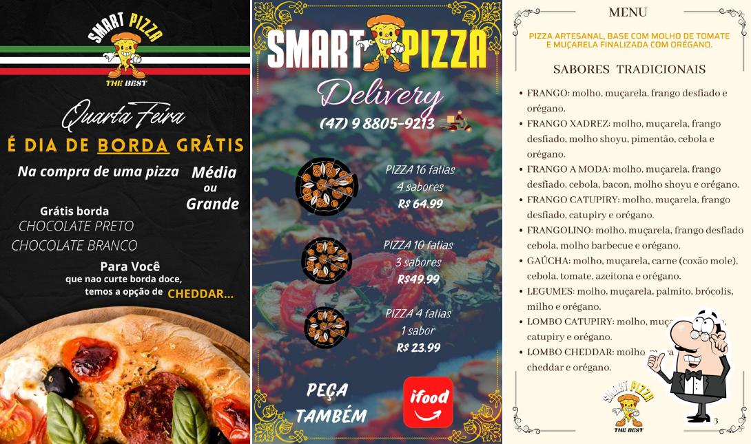 O interior do Smart Pizza