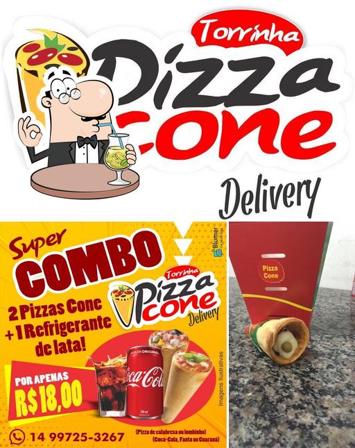 Torrinha pizza cone