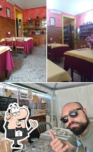 Gli interni di Trattoria Due Cuochi