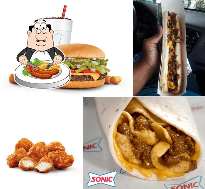 Food at Sonic Drive-In