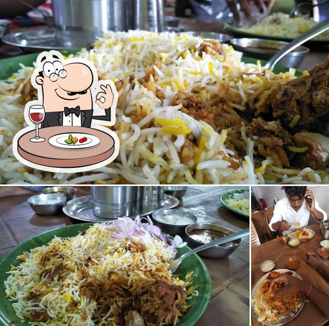 Among various things one can find food and dining table at Biriyani.com