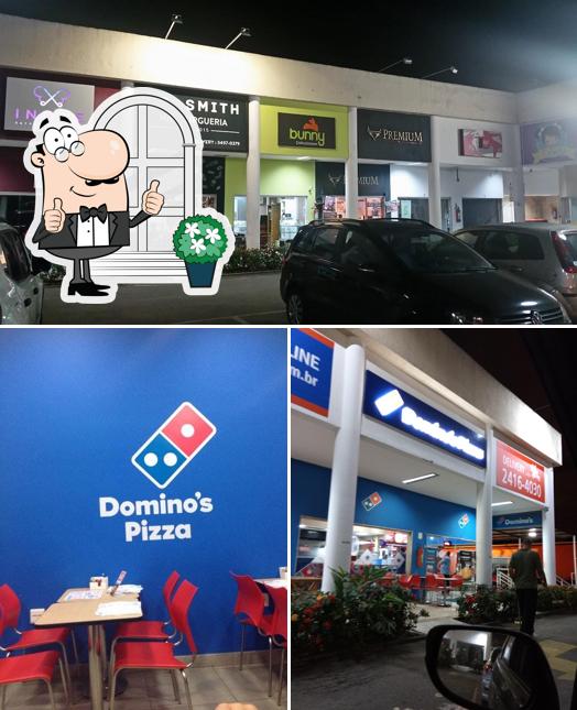 Esta é a foto mostrando exterior e interior no Domino's Pizza - Campo Grande RJ