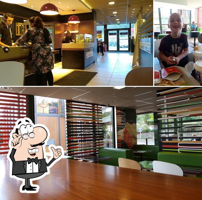 L'intérieur de McDonald's