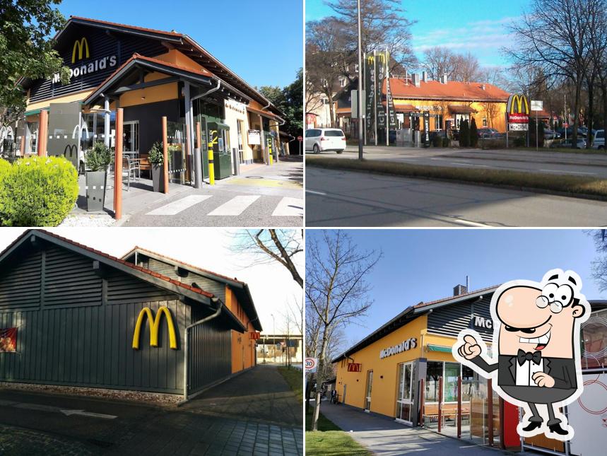 Profitez de la vue extérieure de McDonald's