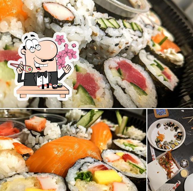 Les sushis sont des aliments populaires provenant du Japon