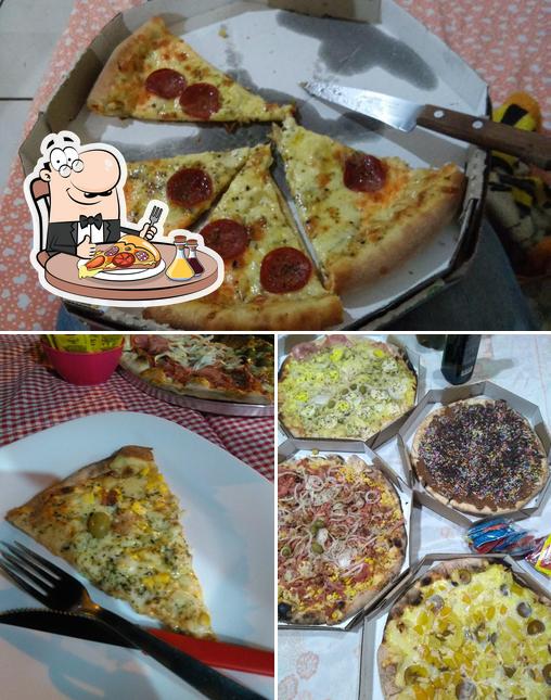 Consiga pizza no Pizzaria JK