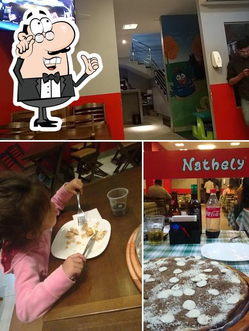 O interior do Nathely Pizzaria - Águas Claras