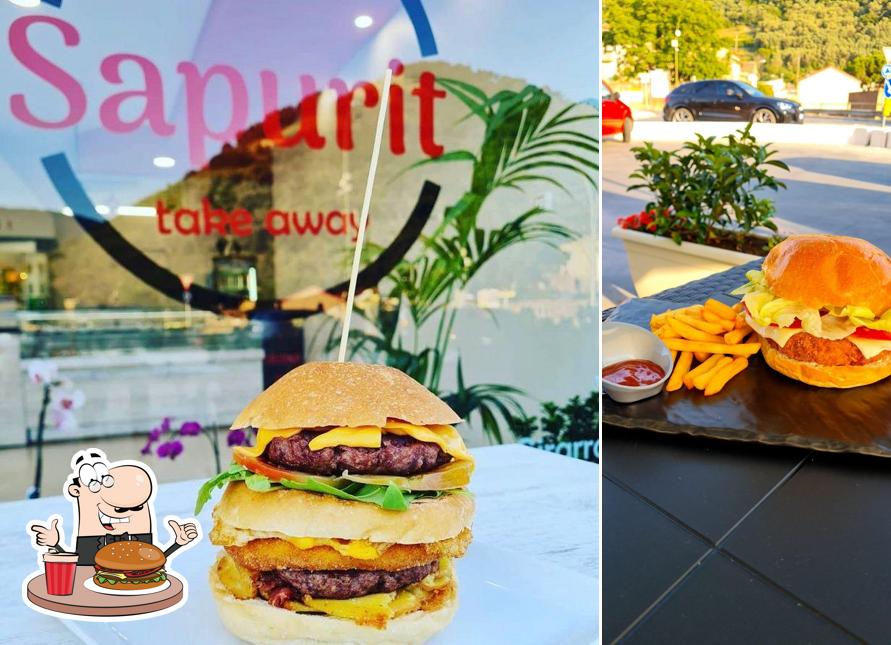 Holt einen Burger bei Sapurit - Girarrosto Paninoteca