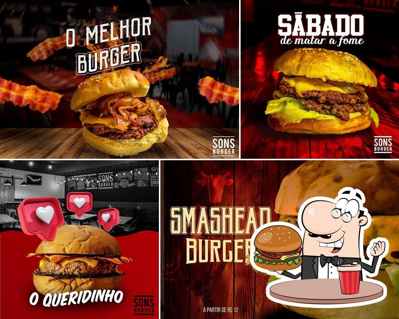 Consiga um hambúrguer no Sons Burger