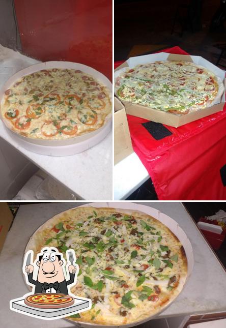 Escolha diferentes estilos de pizza