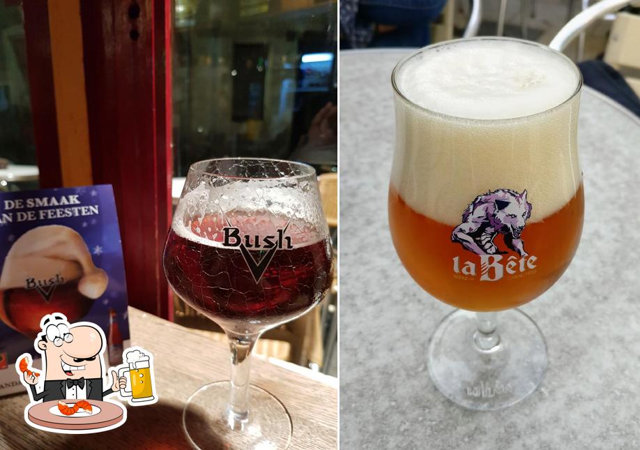 Profitez un verre de bière blonde ou brune