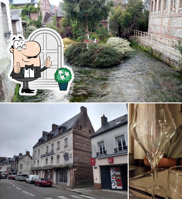 La photo de la extérieur et boisson concernant La Table d'Agnes