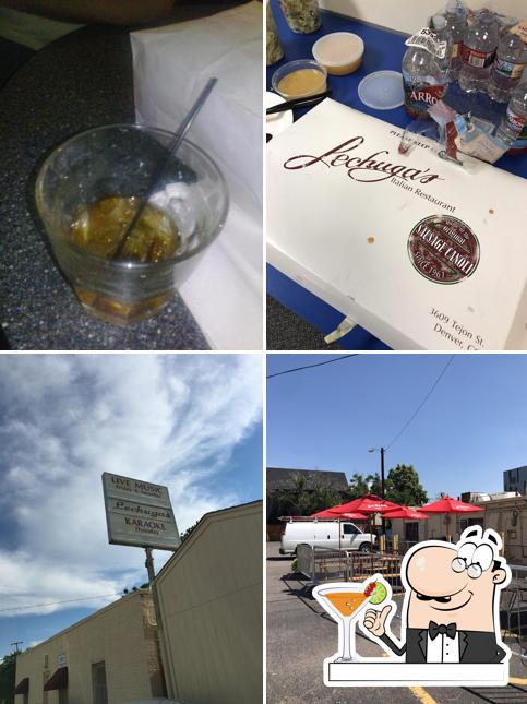 This is the photo displaying drink and exterior at Lechuga's Italian Restaurant