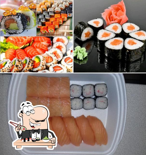 Попробуйте различные сеты суши
