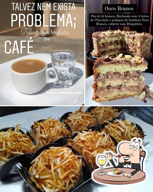 Comida em Zamaru Confeitaria e Café