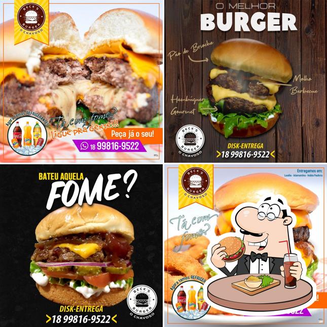 Peça um hambúrguer no Beck's Burger o Chavoso