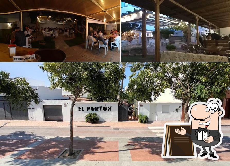 Las fotografías de exterior y interior en Cafetería El Portón