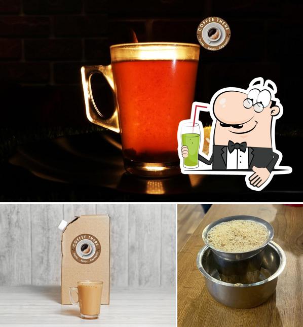 Enjoy a drink at Coffee There