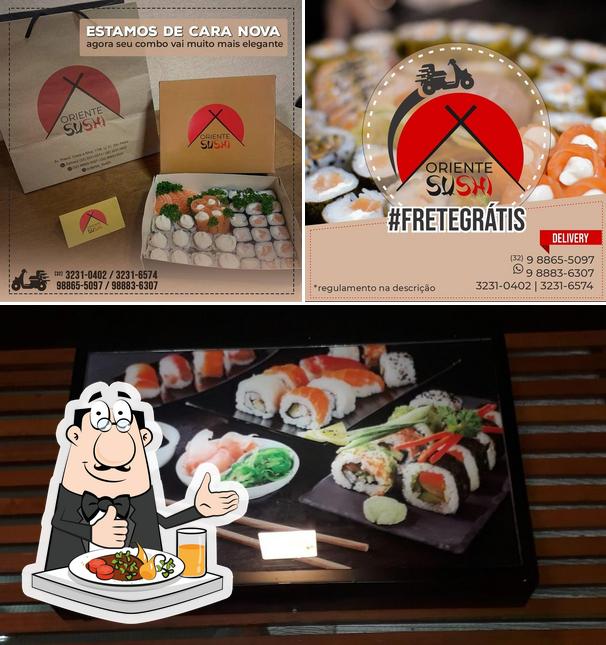 Platos en Oriente Sushi - Comida Japonesa e Delivery JF