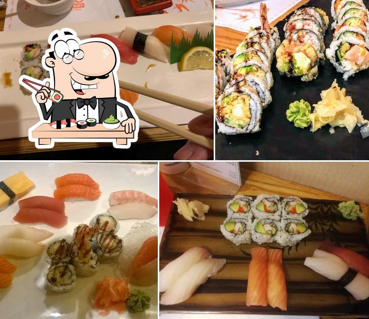 Commandez de nombreuses options de sushi