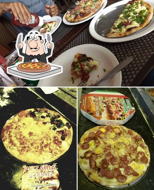 Experimente pizza no Pizzaria Gutierrez