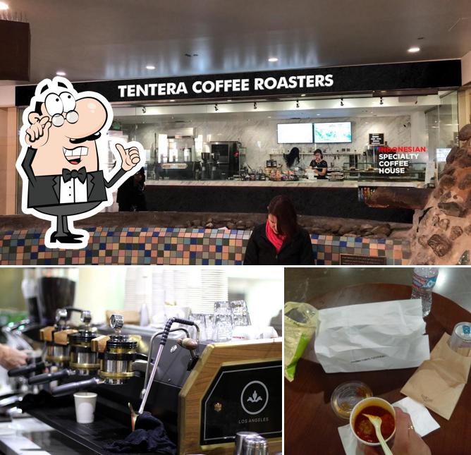 El interior de Barista Society at Union Station