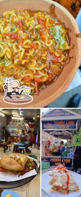 Food at Handi Chai Wala