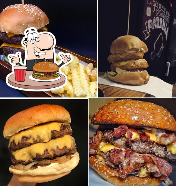 Hambúrguer em Rock'a Burger