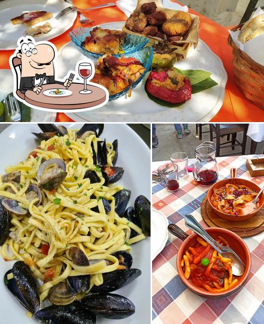 Platti al Trattoria "A me casa"