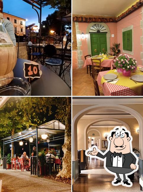 Gli interni di Trattoria Sora Bruna