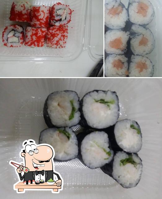 Scegli le varie opzioni di sushi