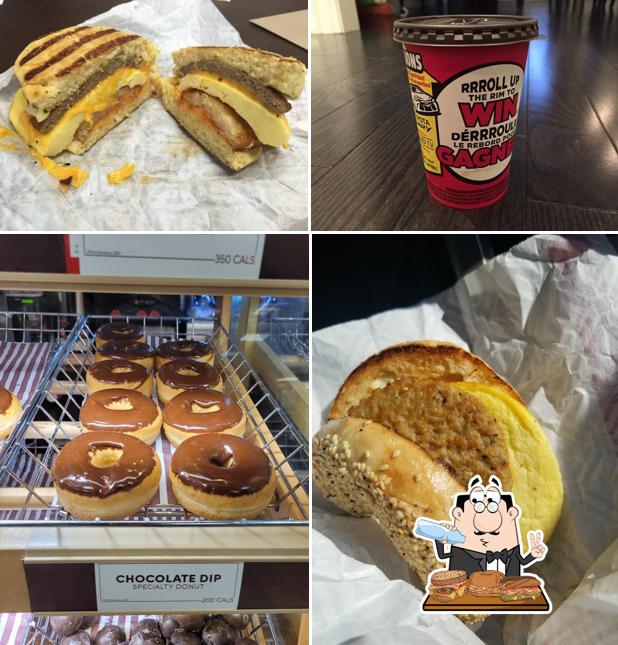 Mangez un sandwich à Tim Hortons