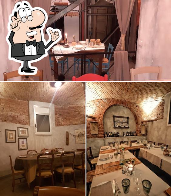 Gli interni di Trattoria Il Cantinone D'inverno