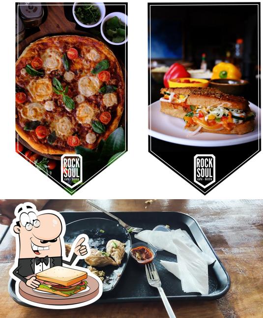 Grilled cheese sandwich at Rocksoul café & bistro