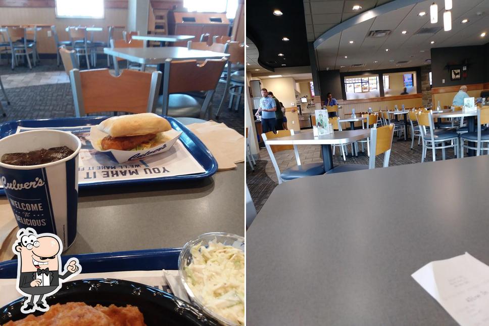 Take a seat at one of the tables at Culver’s