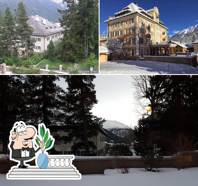 Guarda la parte esterna di Hotel Engiadina