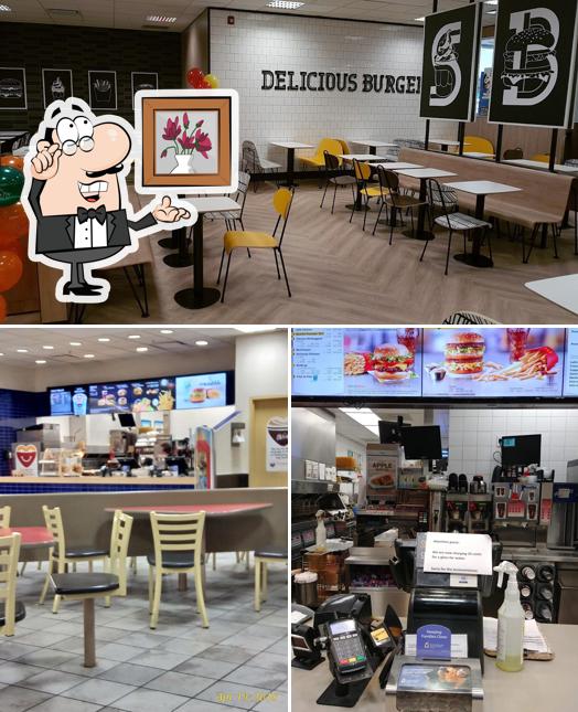 L'intérieur de McDonald's