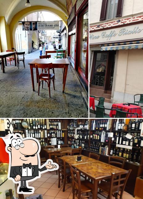 Gli interni di Wine Caffè Rialto