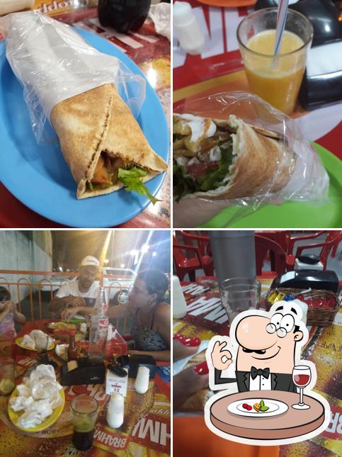 Comida em Formigas Shawarmas