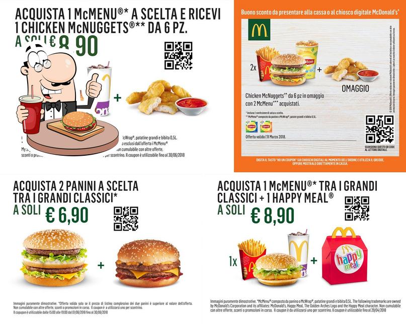 Prova un hamburger a McDonald's Borgomanero Drive