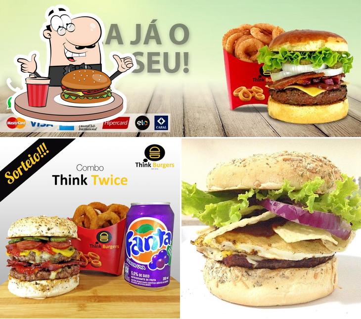 Experimente um hambúrguer no Think Burgers